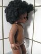 Alte Schwarze Puppe Dunkelhäutig Farbig Mit Schlafaugen Gemarkt Afro Rasta Puppen & Zubehör Bild 7