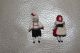 Zwei Sehr Alte Miniatur Porzellan - Puppen Püppchen Rarität Sammler Porzellankopfpuppen Bild 3
