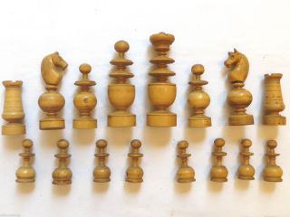 Altes Schachspiel,  Fein Ausgeschnitzt,  Um 1900 Bild