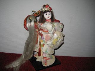 Alte Puppe Japan Komachi Doll 50 Er Jahre Geisha Bild