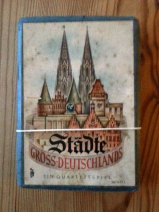 Quartett - Spiel - Städte Gross - Deutschlands - Komplett - Nr.  497 - Sammlungsauflösung Bild