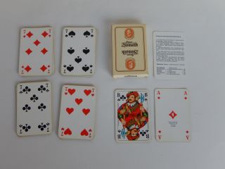 Skatkarte Werbung Fürst Bismarck Berliner Spielkarten Darmstadt Und Berlin Ovp Bild