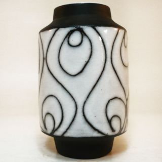 Studio Keramik Vase • Bkw • West German Pottery • Modernist Design • Art Pottery Bild