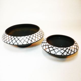 Studio Keramik Vase / Übertopf • Bkw • West German Pottery • Modernist Design Bild