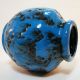 Rare Blaue Fat Lava Keramik Vase • West German Pottery • Pop Art • Space Age 1960-1969 Bild 5