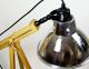 Dreibein Stehlampe Scheinwerfer Tripod Holz Stativ Lampe Vintage Stil 70 Er Gefertigt nach 1945 Bild 3