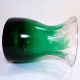 Bohemia Glas Vase • Krakele Glas Grün überfangen • 1,  4 Kg • Höhe 18 Cm Sammlerglas Bild 3