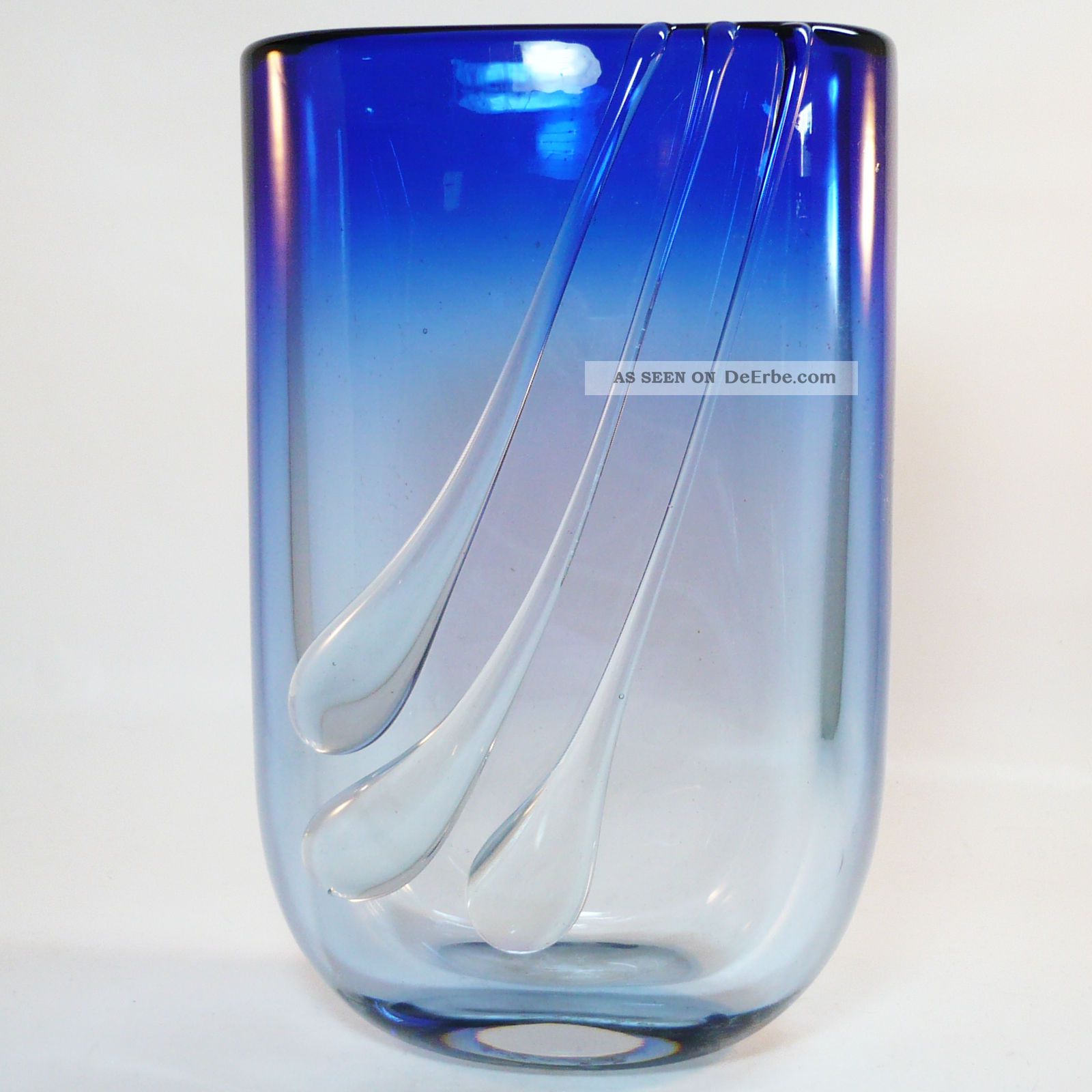 Bohemia Glas Vase • 2 Kg • Höhe 21 Cm • Überfangglas Sammlerglas Bild