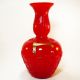 Murano Glas Vase • Opaline Florenz • 60s Carneby Style • Relief Dekor • H 29 Cm Sammlerglas Bild 1