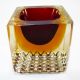 Murano Glas Schale • Block Vase • Sommerso • Seguso,  Mandruzzato? • 70s Design Sammlerglas Bild 2