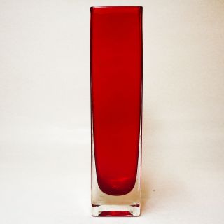 Glas Vase • Gral Glas • 70s • Überfangglas • Mid Century Design Bild