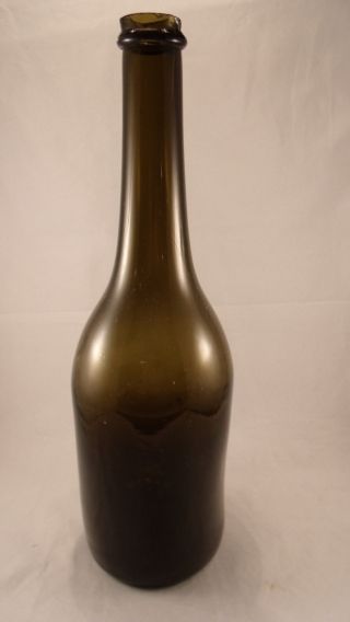 Antike Weinflasche,  Old Bottle / Glasflasche Flowerpot Mit Abriss Um 1790 Bild