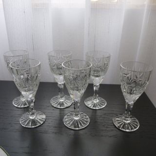 6 X Bleikristall Gläser Kristall Gläser,  Vodkagläser Likörgläser Top Bild