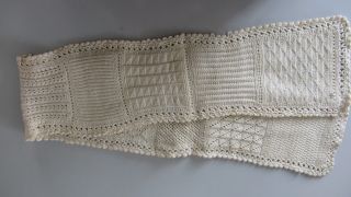 Altes Strickmusterband Um 1900,  Baumwolle,  Alte Textilien Bild