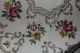 , Weihnach Idee,  Antik Schwere Tischdecke,  Blumen Stickerei, Tischdecken Bild 4