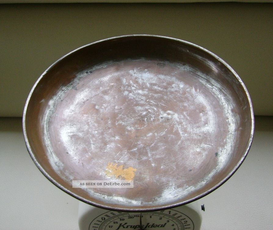 Alte Krups Ideal Keramik Küchenwaage D.  R.  G.  M,  10 Kilo Haushalt Bild
