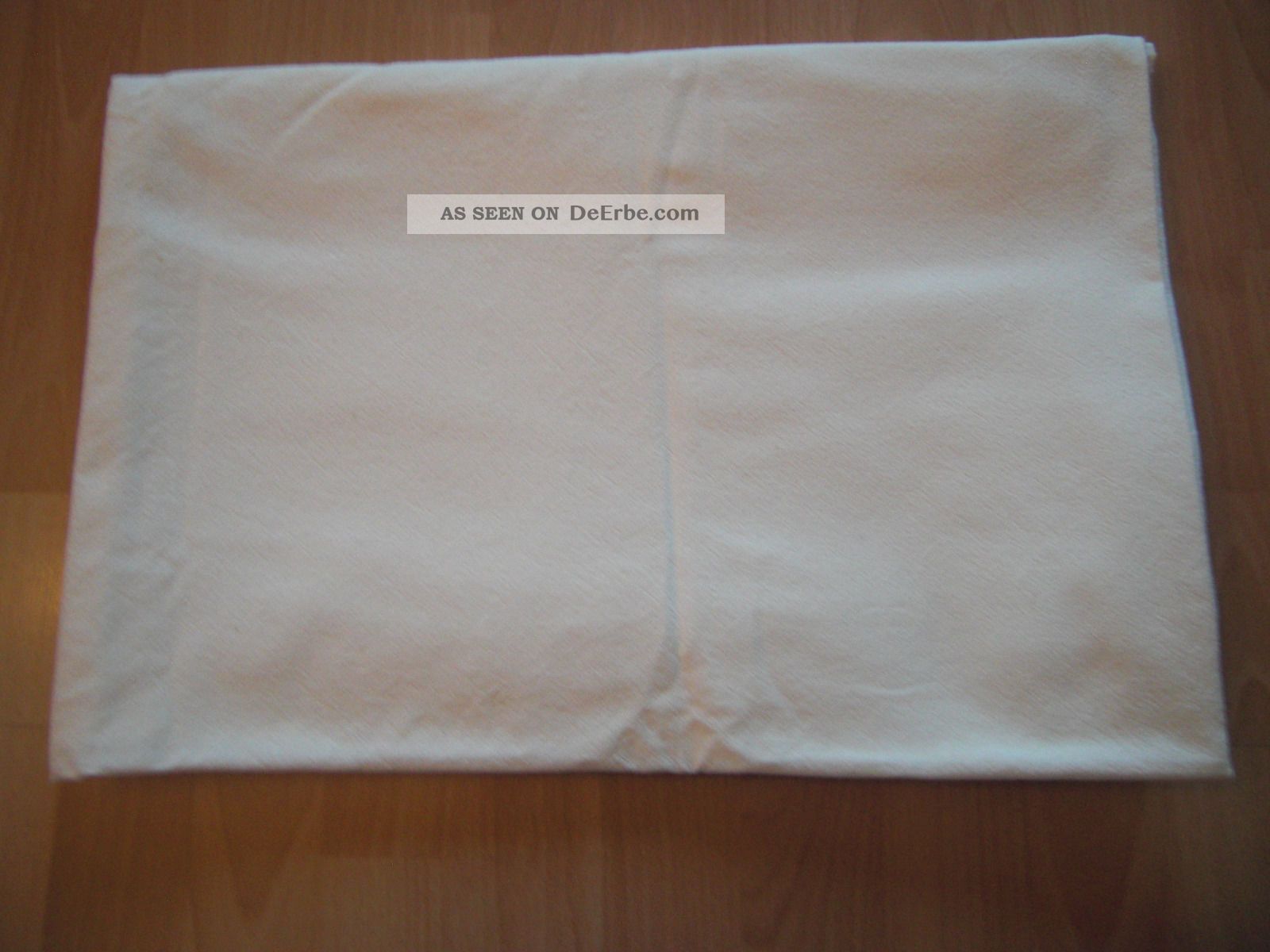 Altes Bettlaken,  Weiss,  Baumwolle 100,  Stoff,  Bettwäsche Tischdecken Bild