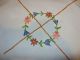 3 Handgestickte Läufer Tischdeckchen Teils Mit Spitze Retro Vintage Tischwäsche Bild 8