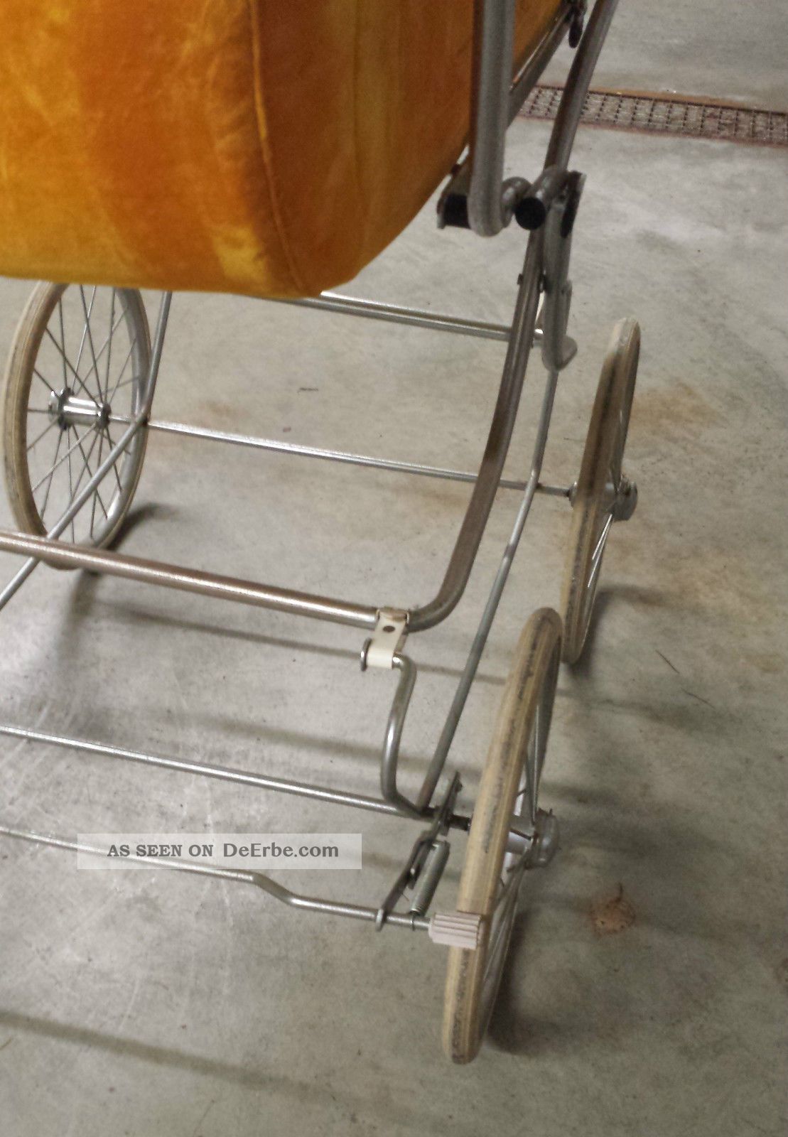 Retro Kinderwagen Der Marke Gesslein / Schne Farbe / Sehr Selten / 40  Jahre Alt