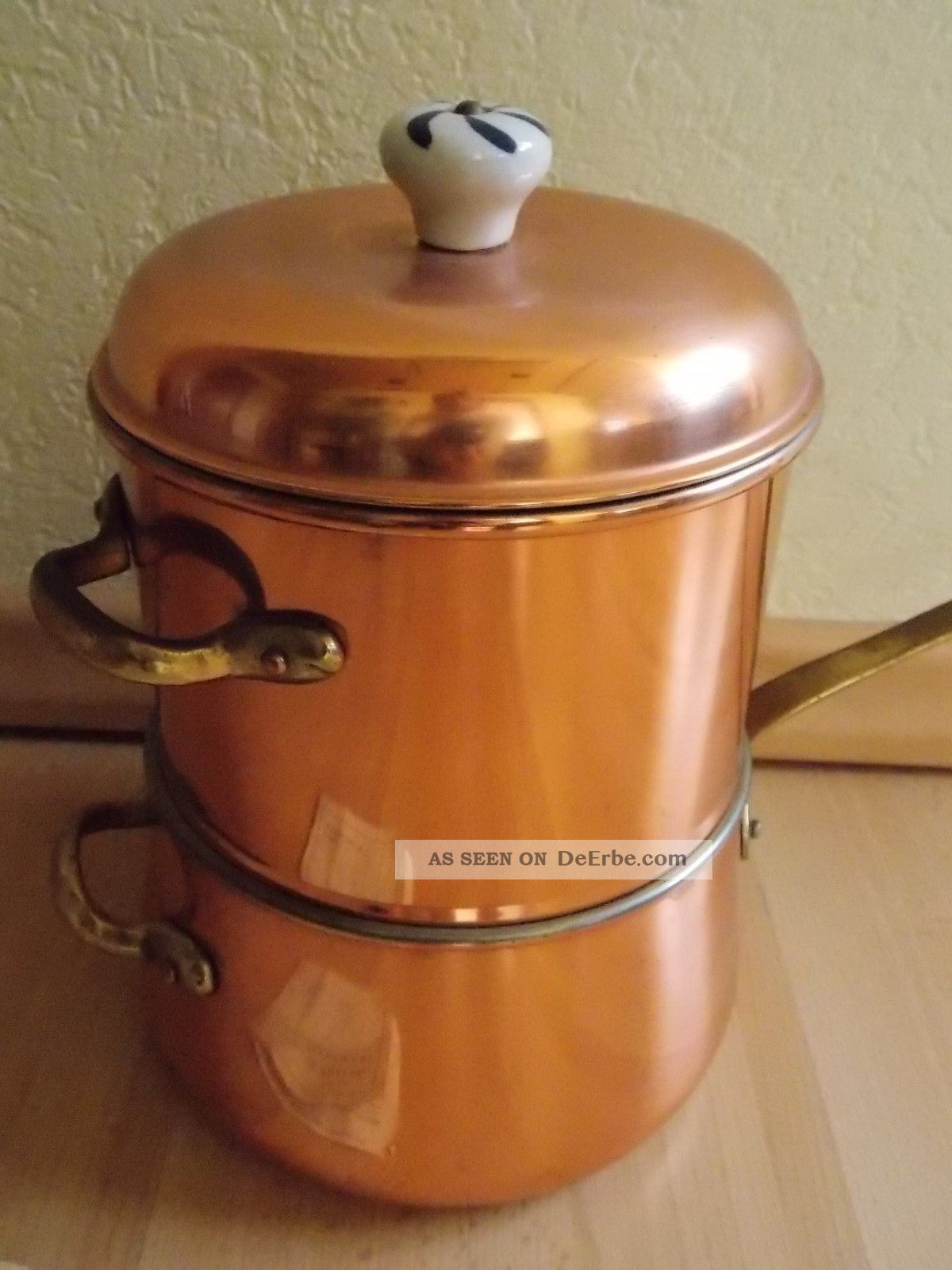 Kupfertopf Zum Dampfgaren Haushalt Bild