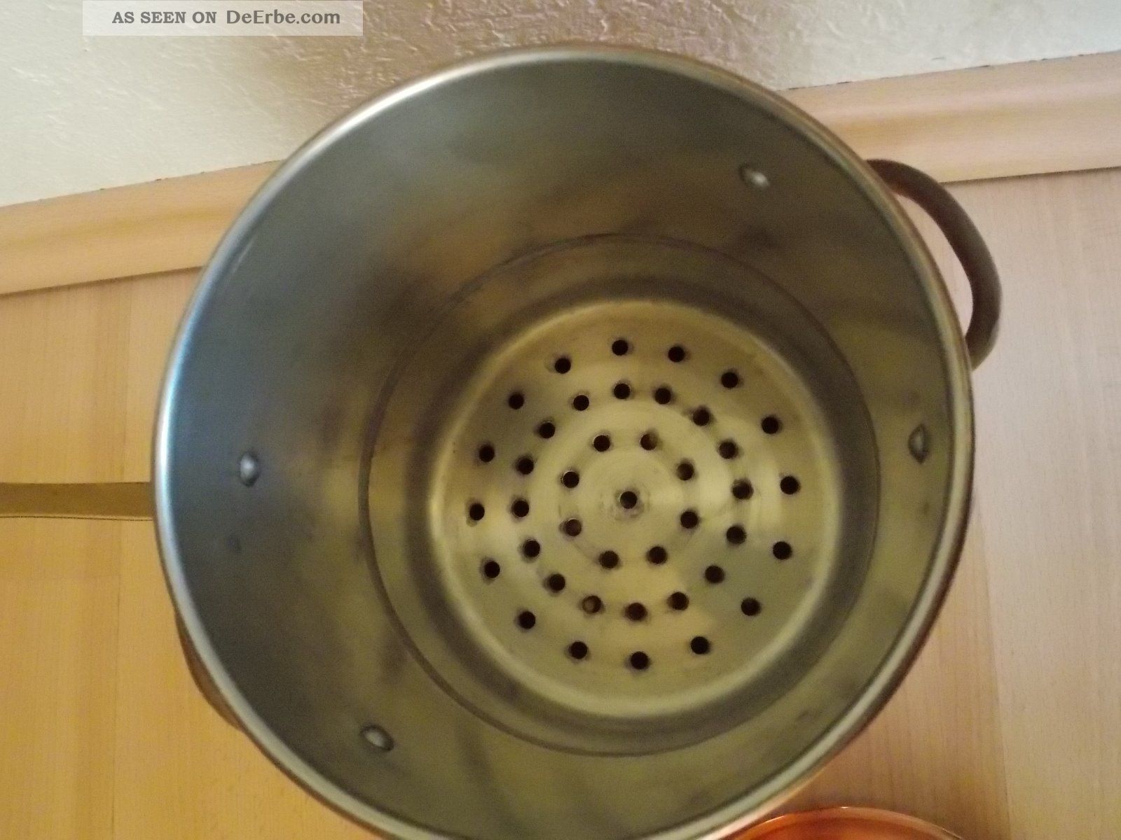 Kupfertopf Zum Dampfgaren