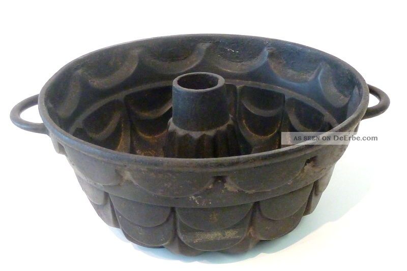 Gugelhupf Backform/kuchenform/gusseisen - Ohne Rost - 3, 4kg. D=27/31cm