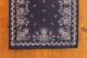 Tischdeckchen Oberlausitzer Handdruck Baumwolle Blaudruck 30x40cm Textilien & Weißwäsche Bild 1
