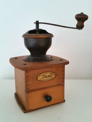 Alte Kaffeemühle Juno Sammlungsauflösung Eg28 Selten Rar Rarität Mokka Mocca Bild
