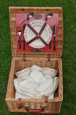 Optima Bridgewater Picknick - Korb Hochzeitsgeschenk Bild