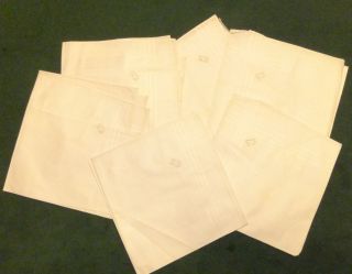6 Uralte Taschentücher Mit Initialen Es 40x40 Cm Unbenutzt Ca.  1940 Top Bild