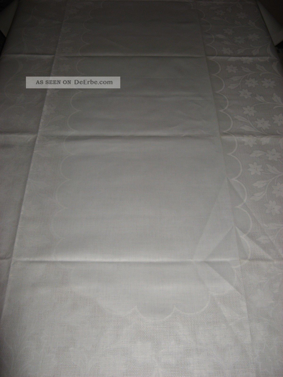 Runde Tischdecke Herbst 160 Cm Orange - Wasserabweisend & Abwaschbar Mit Damast-Blumenmuster