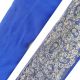 Vintage India Sari Border Hand Beaded Sewing Ribbon Lace Art Deco Trim 1yd Blue Textilien & Weißwäsche Bild 3