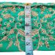 Vintage 1yd Spitze Sari Border Indien Craft Ribbon Hand Perlen Nähen Trim Grün Textilien & Weißwäsche Bild 2