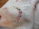 Handgestickte Decke Aus Bauernleinen Mit Klöppelspitze Aus Den 50er Jahren Tischdecken Bild 3