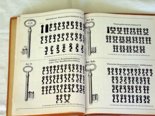 Schlüssel Katalog 1952 Alle Bartforme Schlüsselkatalog Bild