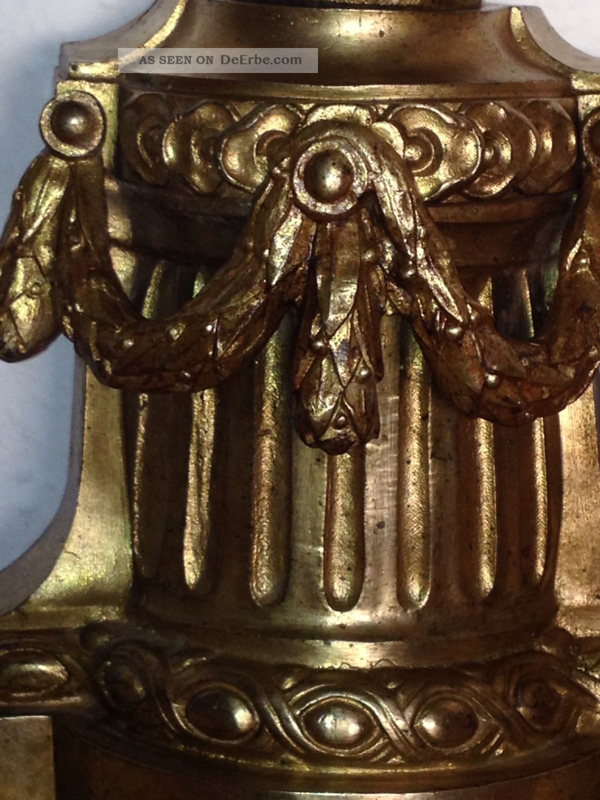 Kaminbeisteller, Kaminumrandung Aus Bronze, Orig. Alt Ca. 1890