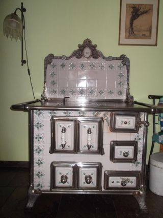 Historische baustoffe kamine, Ãfen & herde original, vor 1960 ... Antik küche holz backofen