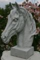 Klasse Pferde - Büste,  Skulptur,  Pferdekopf Steinfigur Weihnachts - Rabatt - Aktion Nostalgie- & Neuware Bild 10