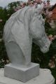 Klasse Pferde - Büste,  Skulptur,  Pferdekopf Steinfigur Weihnachts - Rabatt - Aktion Nostalgie- & Neuware Bild 2