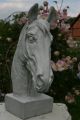 Klasse Pferde - Büste,  Skulptur,  Pferdekopf Steinfigur Weihnachts - Rabatt - Aktion Nostalgie- & Neuware Bild 5