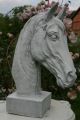 Klasse Pferde - Büste,  Skulptur,  Pferdekopf Steinfigur Weihnachts - Rabatt - Aktion Nostalgie- & Neuware Bild 6