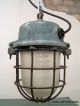 Ika Bunkerlampe Ex Lampe Vintage Industrial Light Fabriklampe Industrielampe Original, vor 1960 gefertigt Bild 2