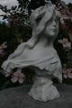 Wunderschöne Büste Nach Villanis Skulptur Steinfigur Weihnachts - Rabatt - Aktion Nostalgie- & Neuware Bild 1
