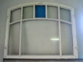 Antikes Fenster Sprossenfenster Rundbogenfenster Bild