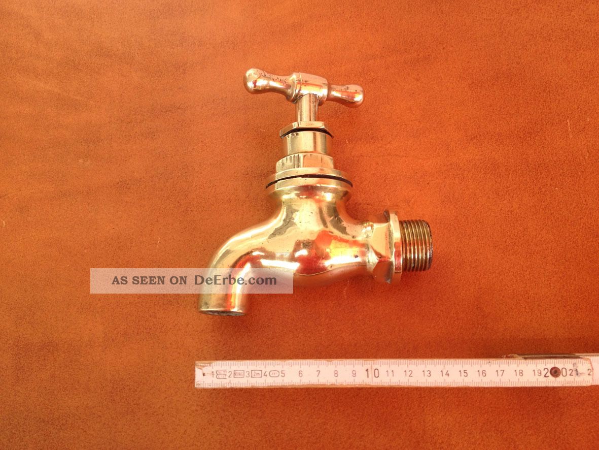 Alter Wasserhahn/zapfhahn Aus Messing/bronze, Markung, Mittelgroß, Rarität