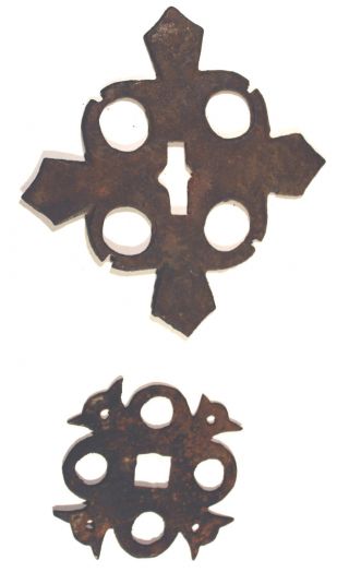Türbeschläge,  Zwei Antike Türbeschläge,  Eisen Bild