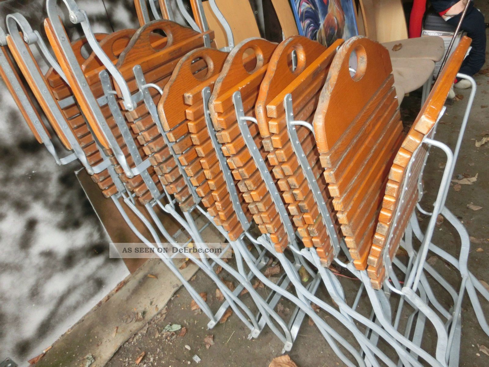 Gartenstuhl Gartentisch 9 Stück Stuhle Und 2 Stück Tisch