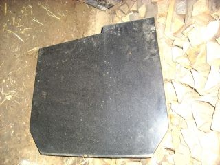 Grabstein Grabmal,  Komplett Mit Rahmen,  Granit,  Schwarz,  Größe Ca.  100 X 200 Cm Bild
