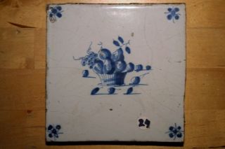 Kachel Fliese Tiles Antik Historische Baustoffe Delft Tegel Bild