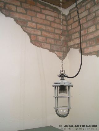 Schlanke Bunkerlampe Vintage Industrial Light Fabriklampe Industrielampe Loft Bild